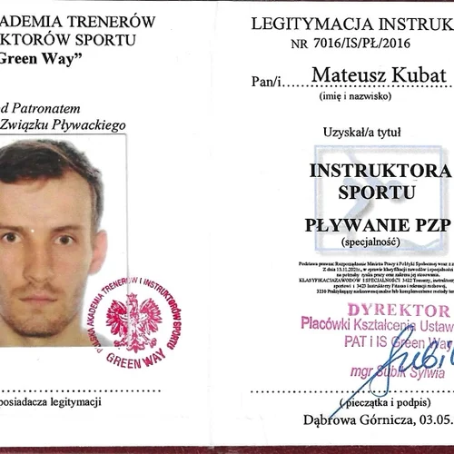 mateusz legitymacja